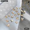 3D  Butterfly Super Flash Bottom Aurora Diamond 3D Nail Decoration Nail Accessories