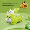 Cartoon Animal Pull-back Car Toy with Twist Egg Candy for Kids and Parents