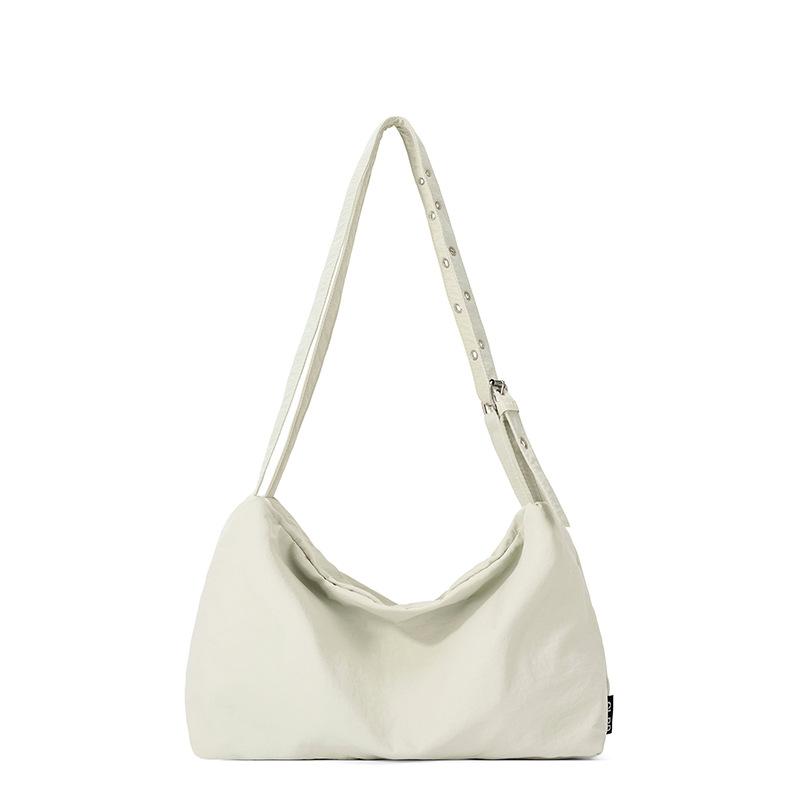 

Нейлоновая сумка большой вместимости, сумка через плечо, студенческая сумка на плечо бежевый