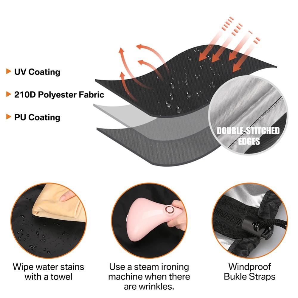 Waterproof Heavy Duty Patio Hanging Egg Chair Cover Single/Double Seat Cocoon Swing Chair Protector Garden Dust Cover