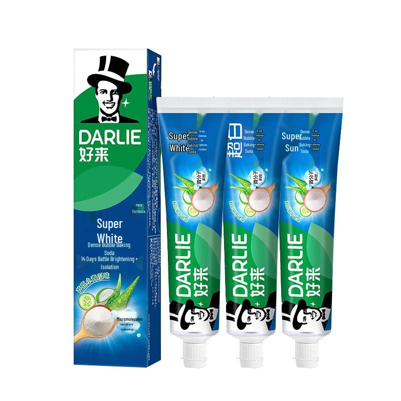 

Darlie Ultra White Baking Soda Aloe Vera Cucumber Toothpaste 3x190g