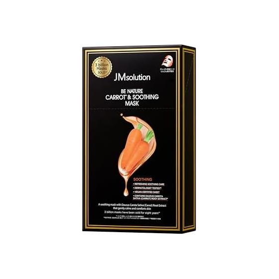 JMsolution Bee Nature Морковная и успокаивающая маска 10 штук