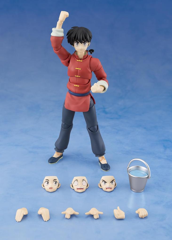 TAMASHII NATIONS Ranma Saotome Ranma 140mm PVC ABS Painted Action Figure S.H.Figuarts 1/2 Approx. &