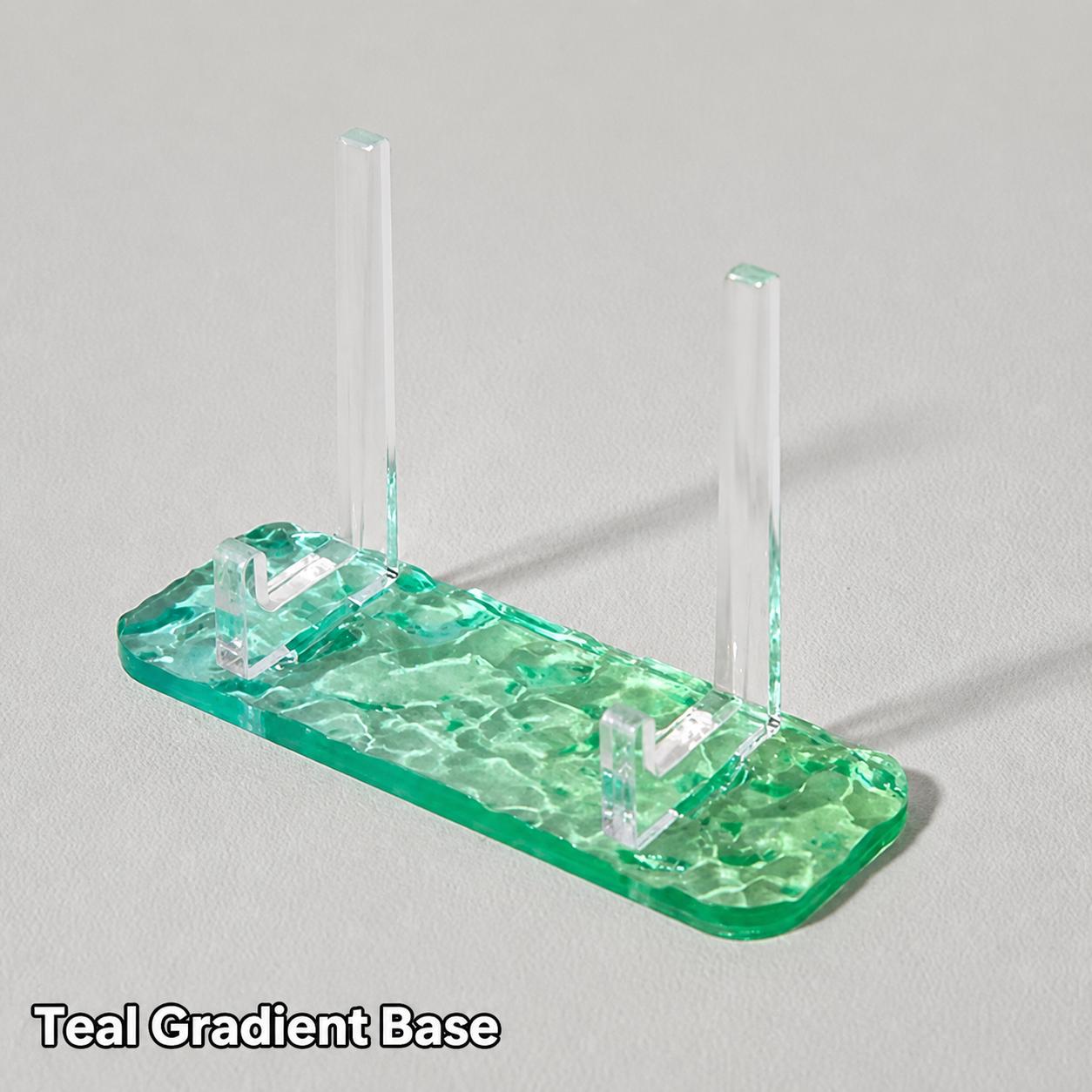 Photocard Display Stand Unique Texture Collectible Badge Holder Desktop Display Holder Lightweight Acrylic Display Stand