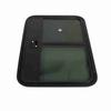 RV Door Tear Drop Tempered Glass Tinted Sliding Window Full Sealing Camper Trailer Door with Insect 