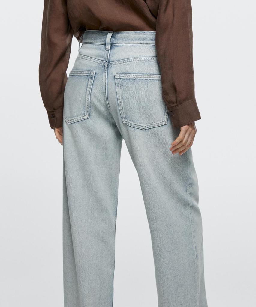 Masimodutti High-Waisted Wide-Leg Jeans
