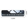 Metal Parking Number Plate Hidden Design Phone Number Holder  Valet Parking