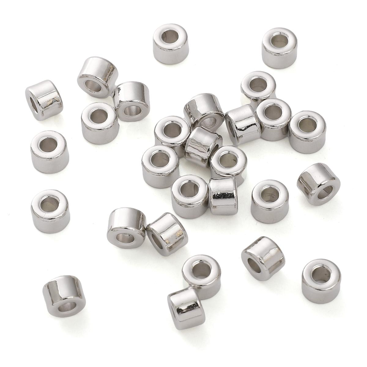 

20-50 шт. Пластиковые бусины CCB для DIY ожерелья, браслета, серег, подвесок, аксессуары для изготовления ювелирных изделий 7x5mm 30pcs роман серебряный