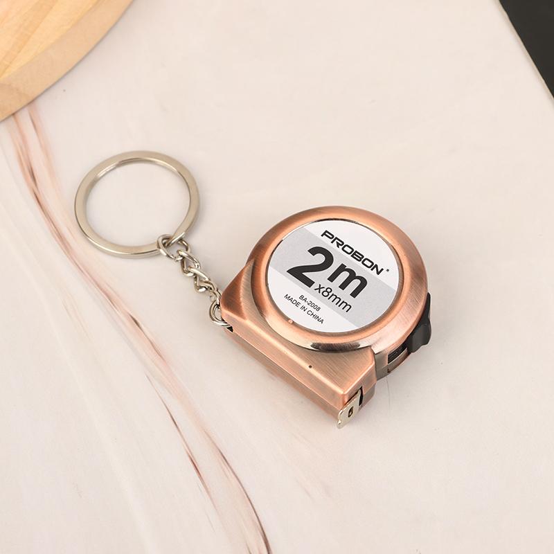 Mini Small Portable Tape Measure Portable Key Chain 2 M Ruler Household Steel Tape Measure