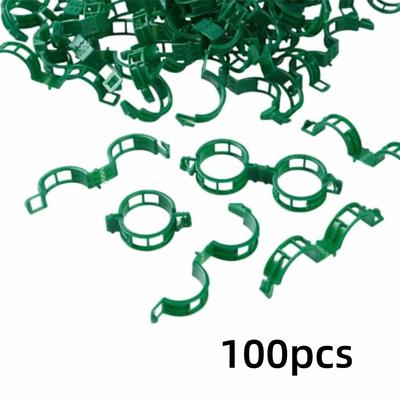 100 PIÈCES Clips en Plastique Réutilisables Conception à Encliquetage Clips pour Treillis Clips de Support pour Plantes Vigne à Raisin