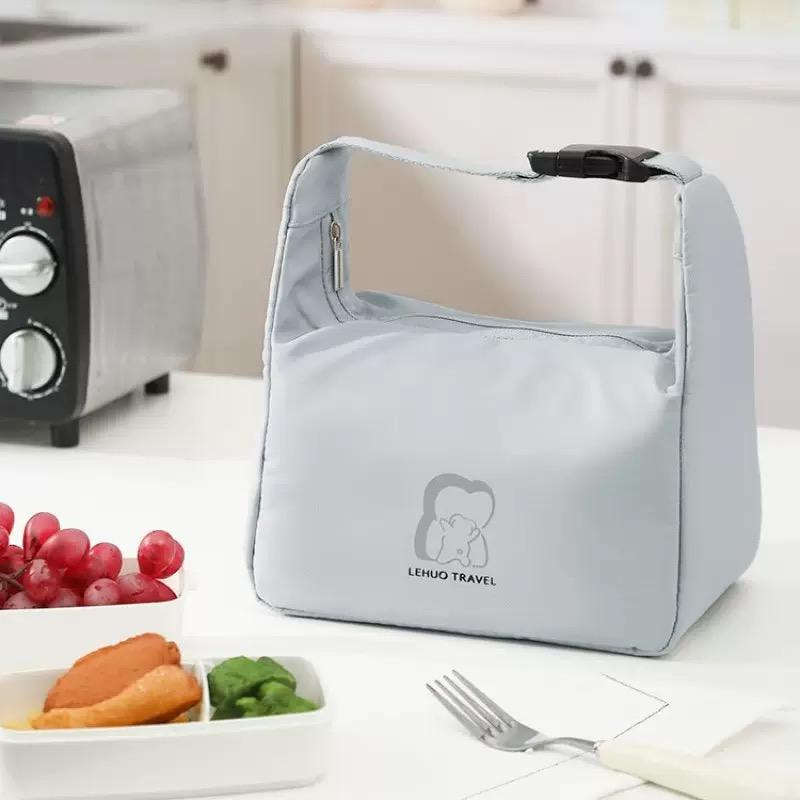 1 Stück Lunchpaket Isoliert Bento-Tasche Aluminiumfolie Lunchbox Kühlbeutel Tragbar Abendessen Picknick Lebensmittelaufbewahrung Handtasche Lunchtaschen