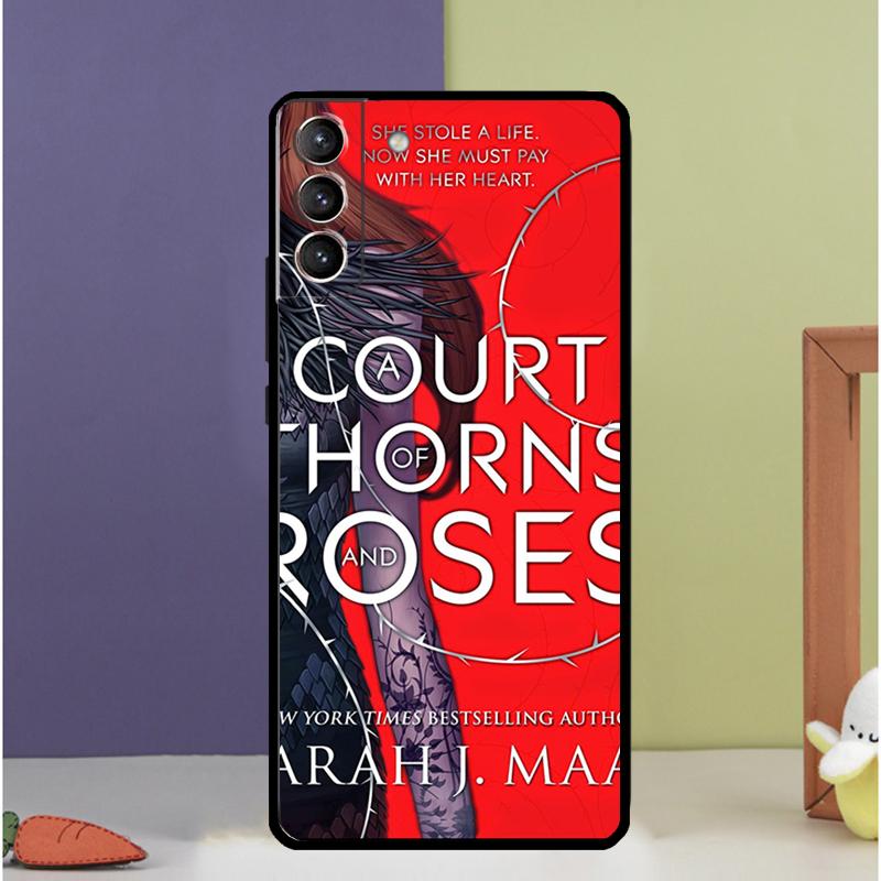 A Court of Mist and Fury Sarah J Maas Phone Case For Samsung Galaxy S21 FE S22 Ultra Note 20 10 S8 S9 S10 Plus S10e S20 FE Cover