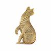Elegant Zinc Zinc Alloy Animal Brooch Gold Silver Vintage Leopard Pin Running Horse Brooches  New Year