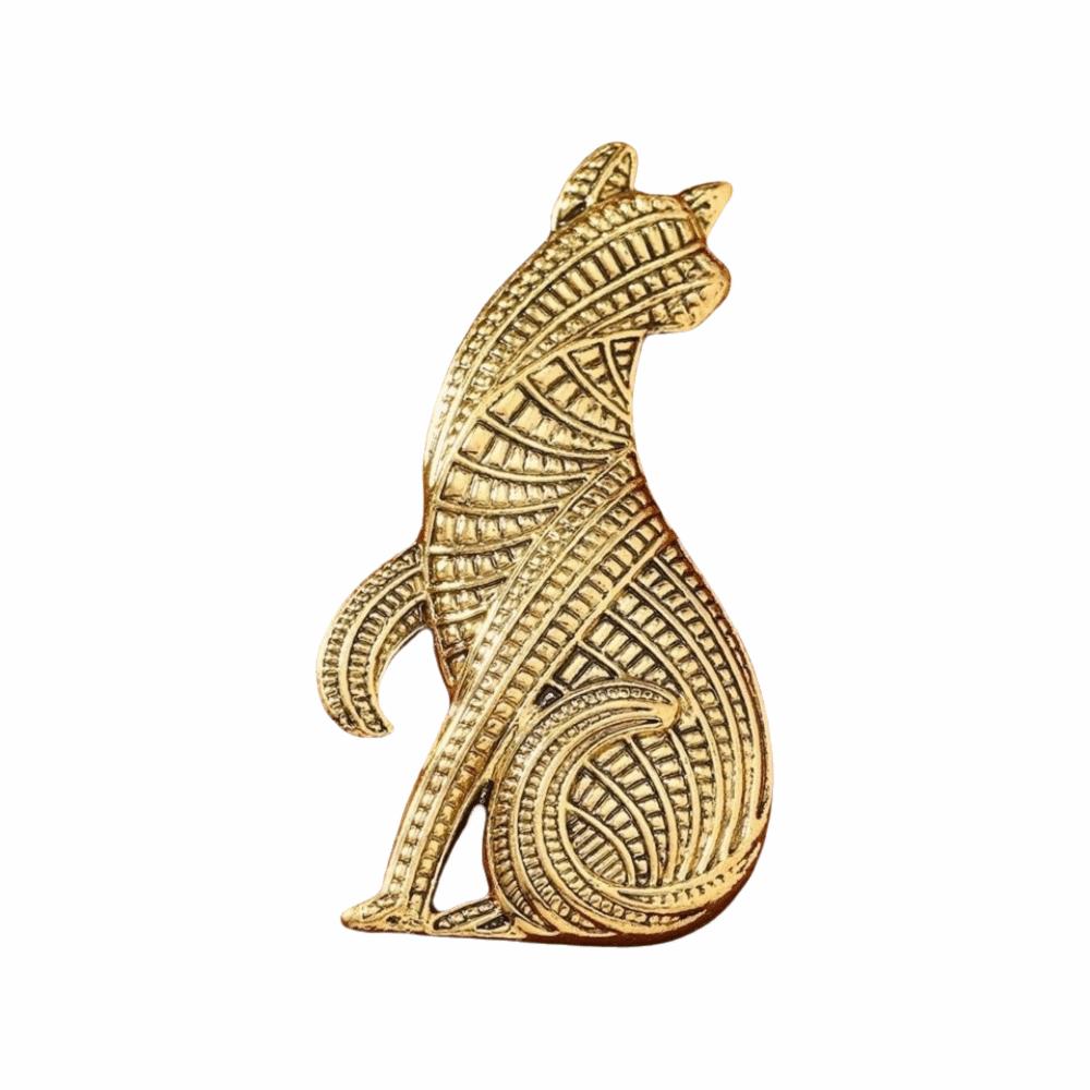 Elegant Zinc Zinc Alloy Animal Brooch Gold Silver Vintage Leopard Pin Running Horse Brooches New Year