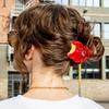 It My Socks Apple Hair Clip