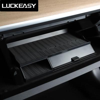 For Tesla Model 3 Model Y Console Organizer Car Central Armrest Stowing Tidying Glove Box Double Store Non-Slip Model3