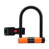 Bicycle Lock Weather Proof Silicone Coated Anti Theft Four Digit Combination Bike U Lock with Steel Cable Zinc Alloy