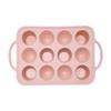 Food Grade Silicone Cake Mold High Temperature Resistant 12 Even Cake Making Baking Mold