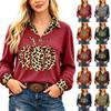 Blusa Casual da Donna a Due Pezzi con Colletto e Design Spliced Color Block per l'Uso Quotidiano