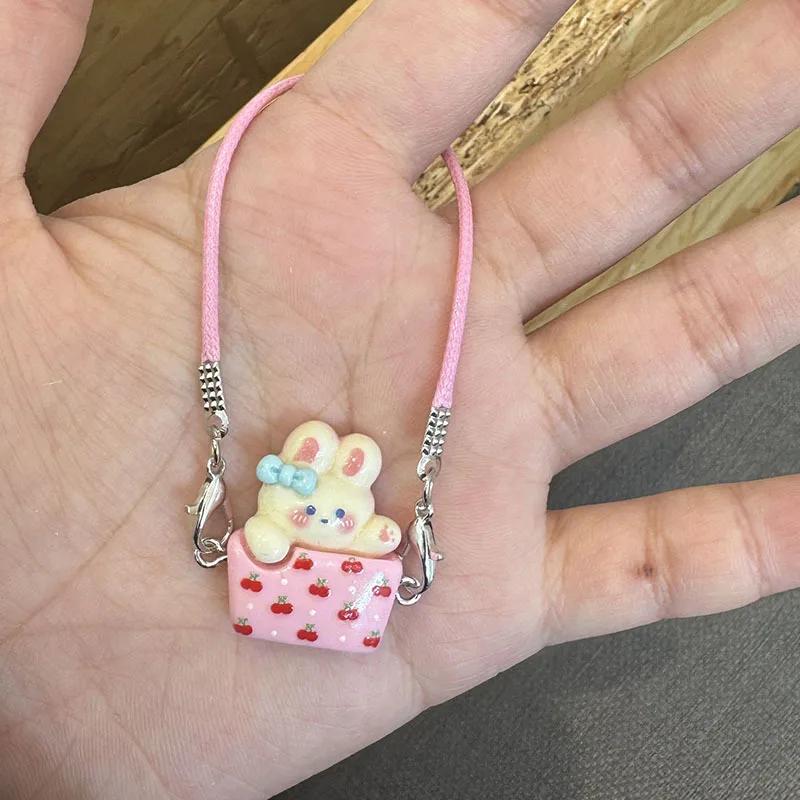 Doll 15-17cm Mini DIY Pet Carrying Bag Dress Up Plush Toy Accessories Dollhouse Hanging Neck Accessories Dollhouse Pendan