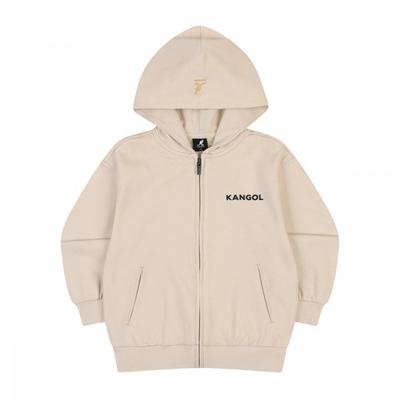 Oversized Zip Up Beige Sa 0050