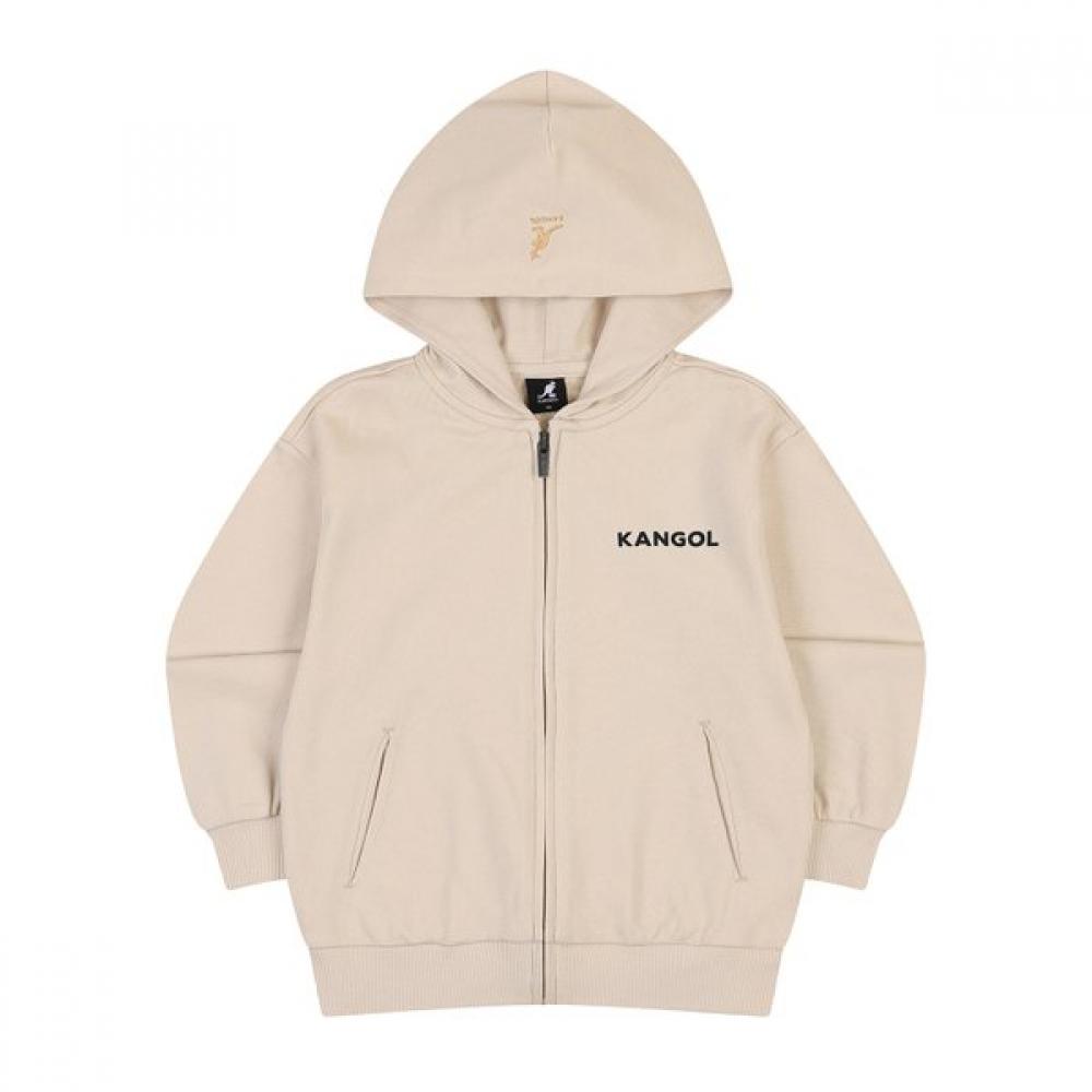 Kangol Детская бежевая толстовка на молнии оверсайз Sa 0050 beige/110