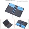 Baellerry Men's Card Holder Litchi Grain Multi-card Slots Wallet Simple Fashion Card Protector Pu Leather Card Pack