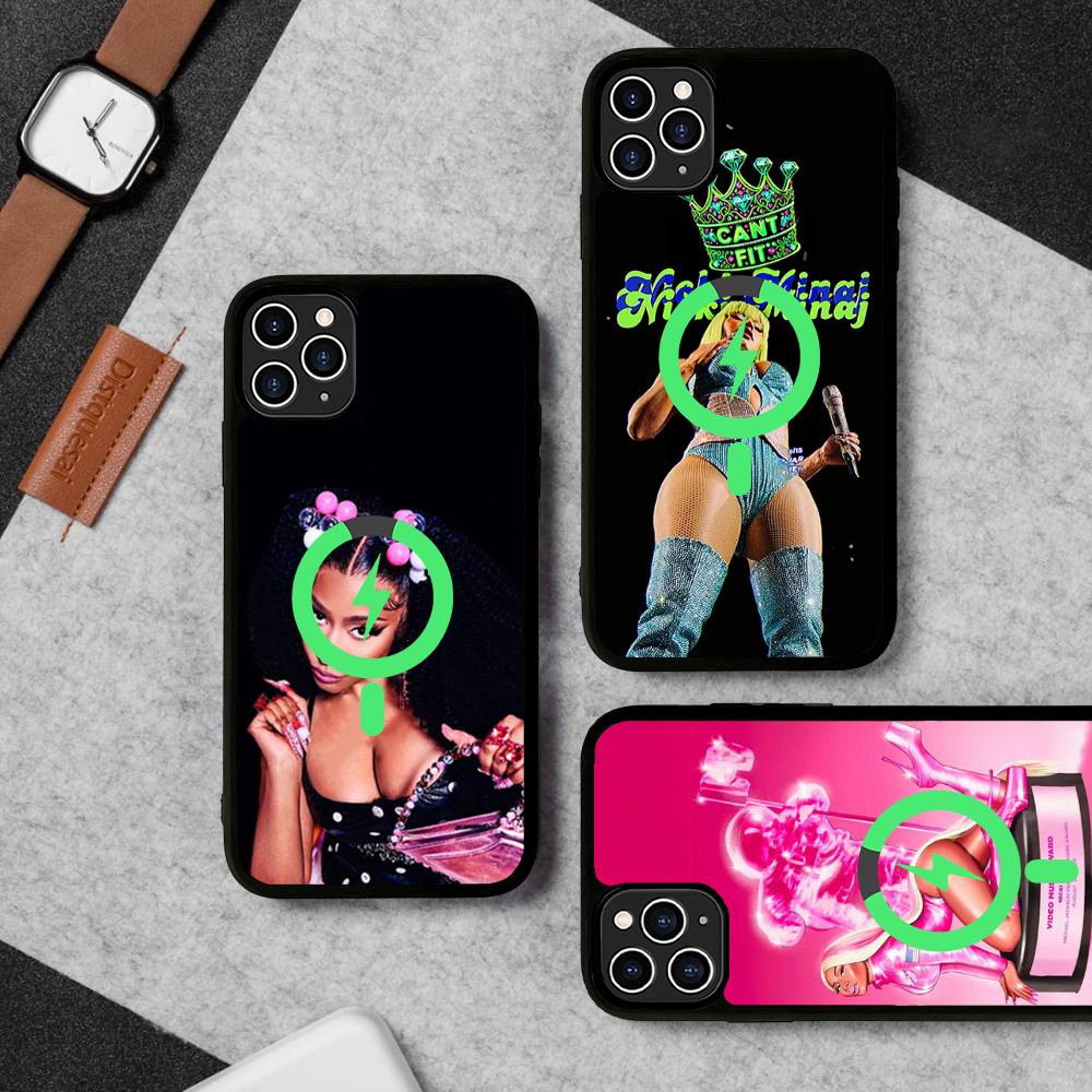 Nicki Minaj Rapper For Magsafe Magnetic Wireless Phone Case For IPhone 11 12 13 14 15 16 17 Pro Max Plus Cover