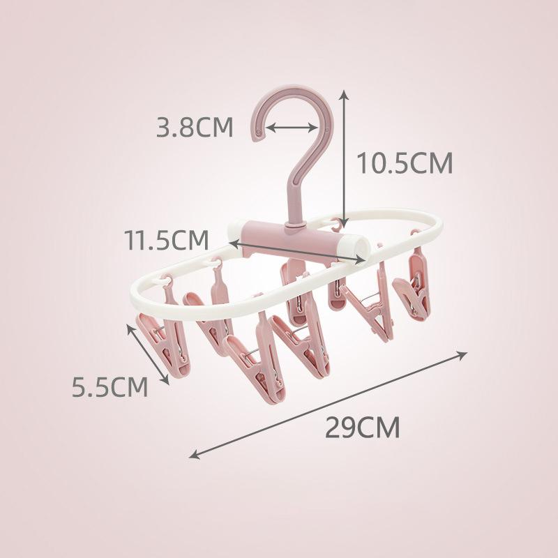 

8/32 Зажим для носков Многофункциональный зажим для сушки носков Вешалка для одежды Бытовой зажим для сушки носков 12 Зажим для носков Складная сушка для носков 29CM
