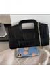 2025 Niche Stone Texture Single-Shoulder Chain Crossbody Bag: Trendy, Versatile, Internet Celebrity Fashion Handbag