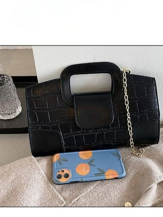 2025 Niche Stone Texture Single-Shoulder Chain Crossbody Bag: Trendy, Versatile, Internet Celebrity Fashion Handbag