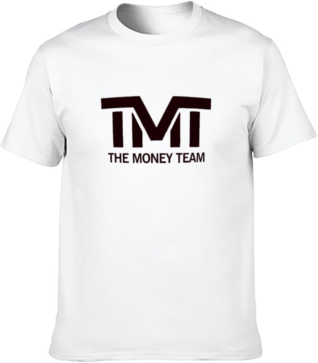 Men s Fashion T Shirts The Money Team Printed Hip-Hop Crew-Neck t-Shirt White XL белый