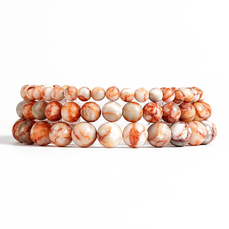 6/8/10mm Perlen Yoga Armband Herren Naturstein Armbänder Für Frauen Labradorit Achat Quarz Heilung Reiki Chakra Armreifen Schmuck