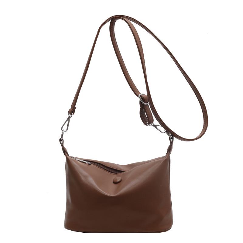 Candy Color Fashion Shoulder Bag 2025 New Bag Women's Spring and Summer Niche Small Bag Pu Simple Messenger Bag Tide