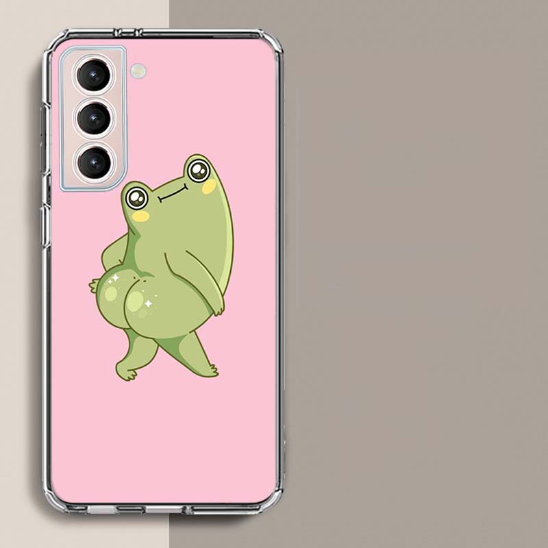 Frog Butt Phone Case For Samsung A16 A26 A36 A56 A17 A15 A25 A35 A55 A14 A24 A34 A54 A04S A05S Galaxy Note 20 10 9 8 A9 A8 A7 A6