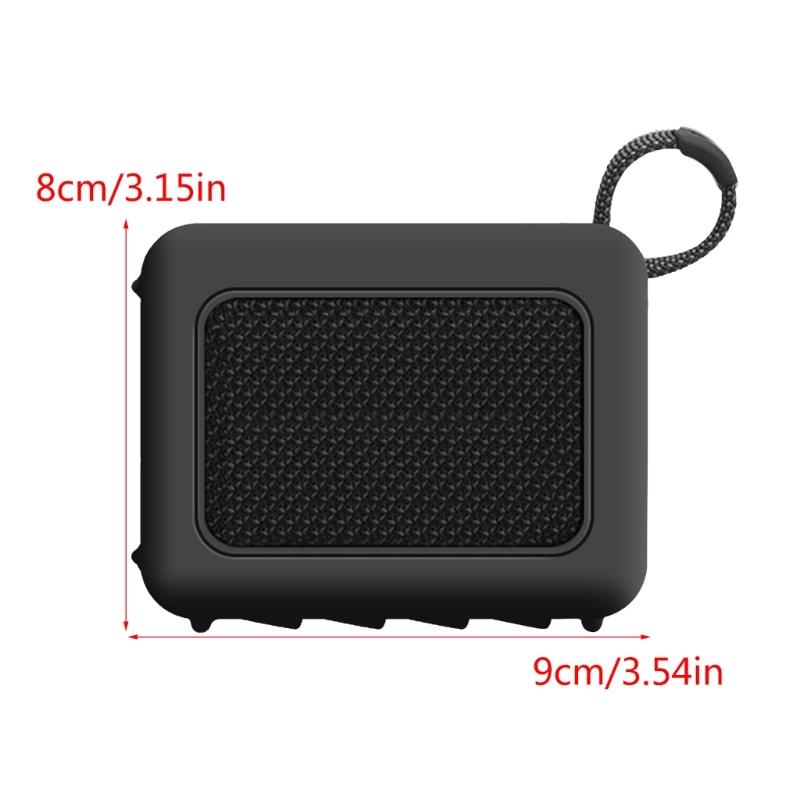 Portables Silicone Case Shockproofs Dustproof Protective Sleeve AntiDrop Cover for GO 4 GO4 Speaker