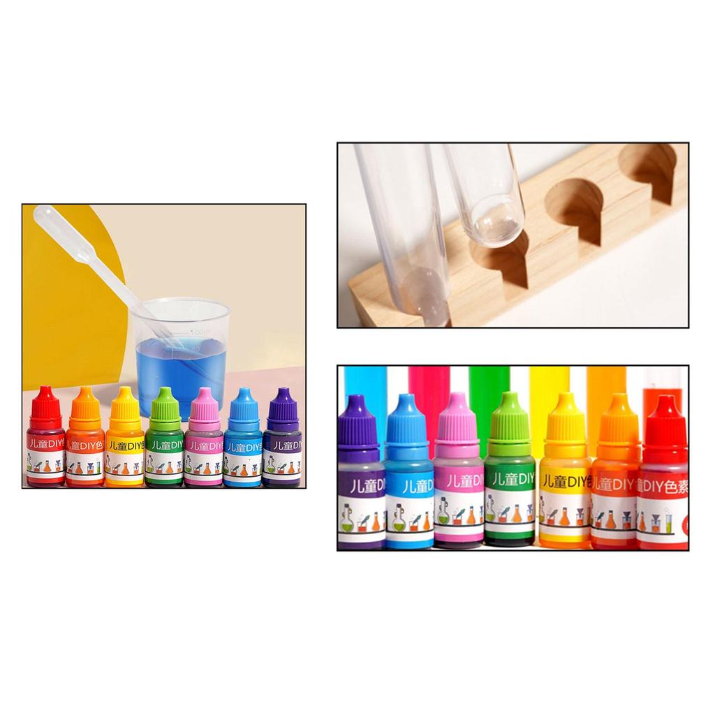 Science Kit toy,Science Experiment,Three Primary Color Experiment,Colorful Test Tube Toy for