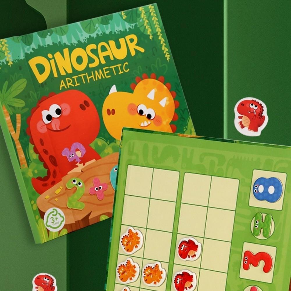 Math Digital Resolving Dinosaur Arithmetic Book Early Education Aids  Early Childhood