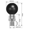 2 Pack 1 Inch Ball Adapter with M10x1.25 Metric Thread for Trailer Hitch
