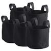 Black Plants Growing Bag Vegetable Flower Aeration Planting Pot Container (3 Gallon 20 x 25cm)