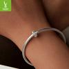 Blue Ocean Silicone Positioning Diy Bracelet Beads, Opal Starfish S925 Silver Beads Loose Beads