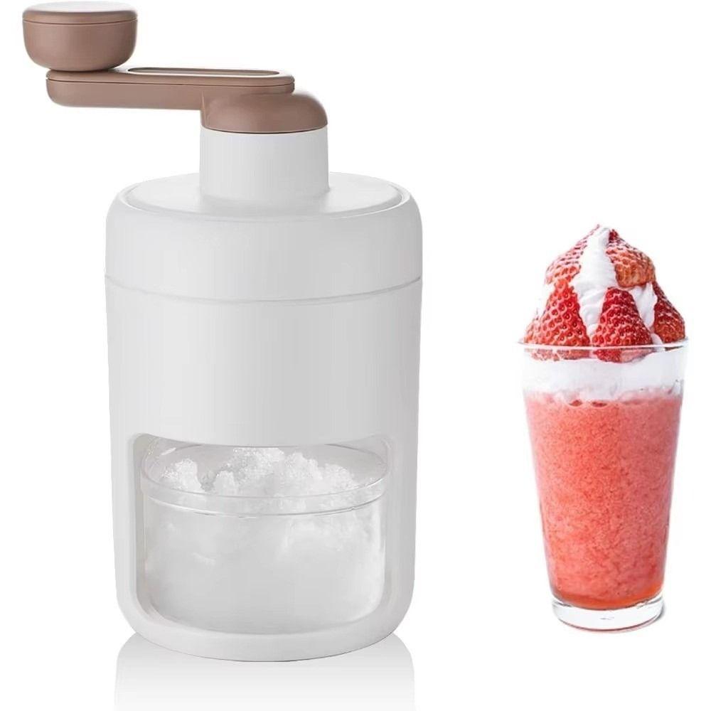 Small Manual Ice Crusher Multifunction Snow Cone Machine Kitchen Gadgets Shaved Ice Machine Home