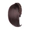 Clip In Half Headband Wig Hair Hoop Wig Replacement Block Twist Braided Fishbone Hairpiece  Party