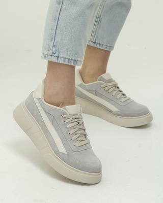 Women's Sneakers 15492 36 Gray Suede