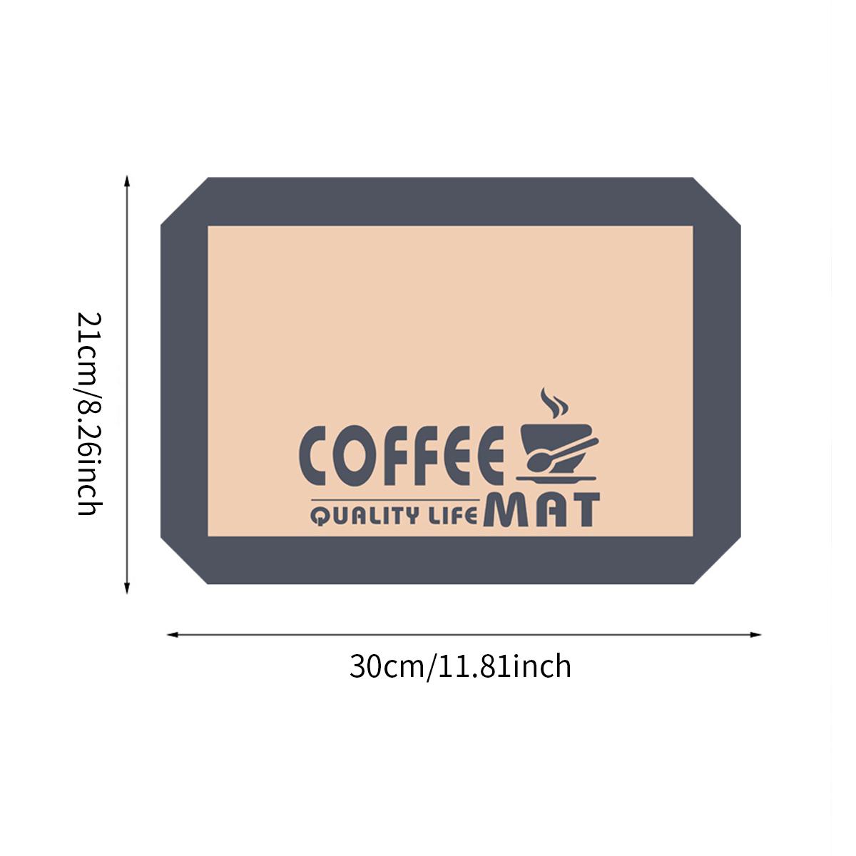 

Силиконовый коврик для кофеварки для столешниц, водонепроницаемый маслостойкий кофейный бар аксессуары-настольный коврик под прибор, кофейный коврик