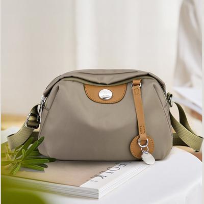 Módne nylonové tašky cez rameno pre ženy Vodotesná škrupinová crossbody taška Módne jednofarebné messenger tašky Nákupná kabelka