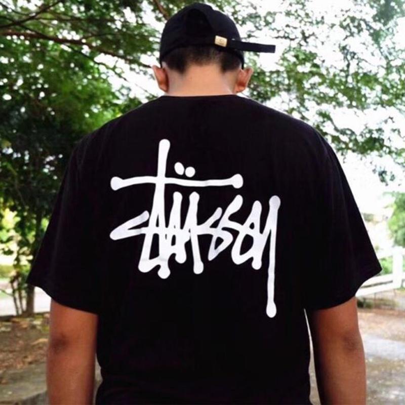 

2020 Summer Tide Brand Chic Stussy Classic No C Short-Sleeved Unisex T-Shirt