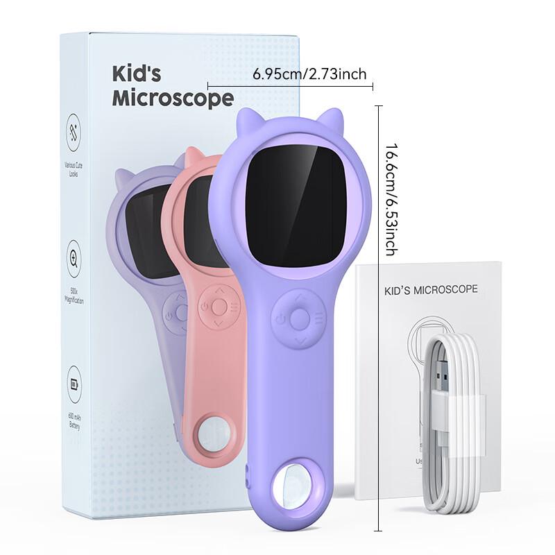 miflame Portable HD Kids Digital Microscope
