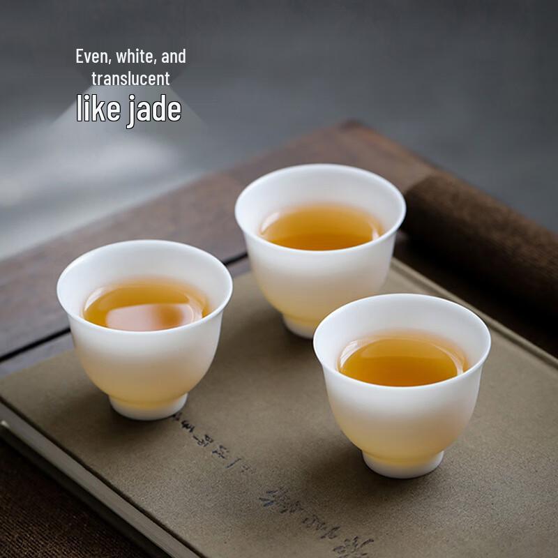 Qixuanyuan Ice Jade Porcelain Ruolan Teacup Set