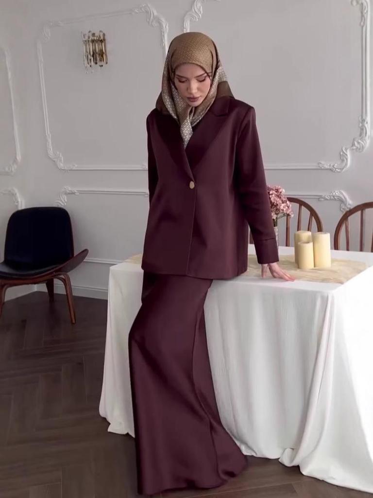 Elegant & Noble Long Sleeve Dress Set for Women - Autumn 2025 Collection